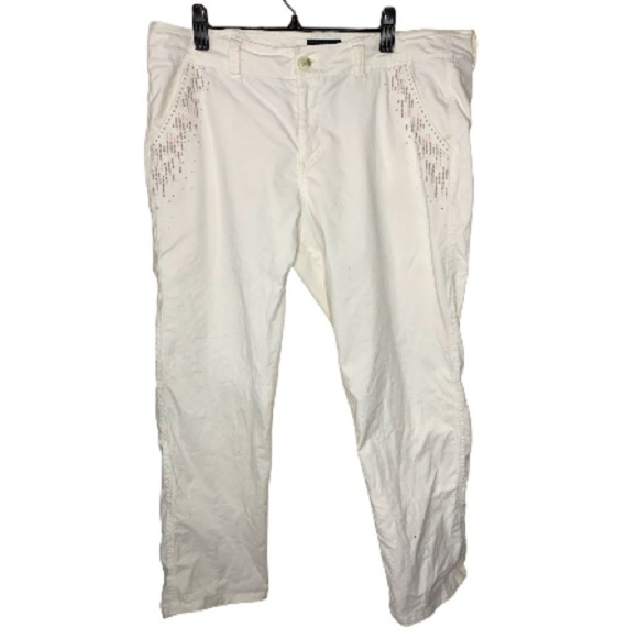 AMERICAN Eagle white pants size 16 - Picture 1 of 5